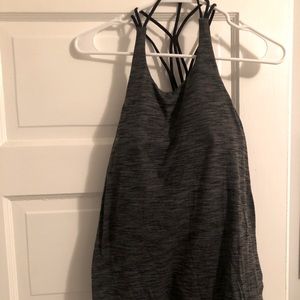 Lululemon strappy open back yoga top